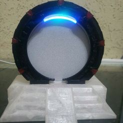 IMG_20230817_222258.jpg STL file Suporte Alexa Echo Pop Stargate・Template to download and 3D print
