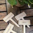 4f5c2b597e26c038c5a6fec14aa2eecc.jpg Herb Garden Markers / Herb Garden Markers