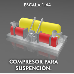 SUSP.png STL file COMPRESSOR FOR SUSPENSION 1:64・Model to download and 3D print