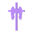 heart angel wings cross.stl 带心和天使翅膀的十字架、永存我们心中、纪念雕像、宗教装饰礼品、慰问礼品、纪念礼品