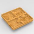 untitled.17.jpg Puzzle Serving Tray, Cnc Cut 3D Model File For CNC Router Engraver, Plate Carving Machine, Relief, serving tray Artcam, Aspire, VCarve, Cutt3D