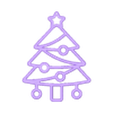 Sapin de noel.STL Boule de Noel en forme de sapin de Noel - Christmas ball in the shape of a Christmas tree