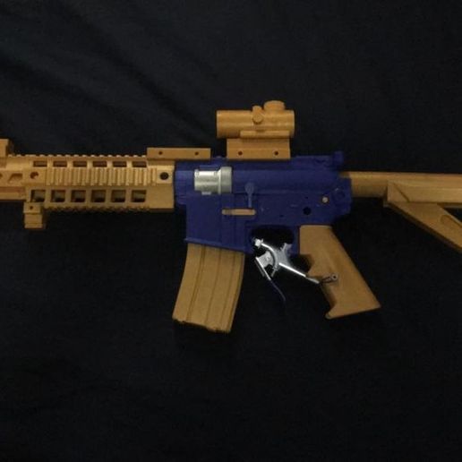 Pneumatic Air Rifle 3D model