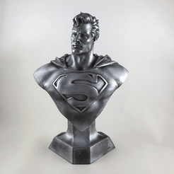 Capture d’écran 2018-04-24 à 16.20.21.png Free STL file Superman - Hero Bust・3D print design to download