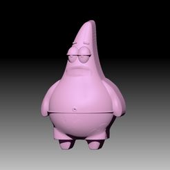 PatrickStar.jpg STL file PATRICK STAR SOLID SHAMPOO AND MOLD FOR SOAP PUMP・Design to download and 3D print