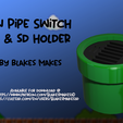 Green-Pipe-Render-photoshop.png Green Pipe Switch Game& SD Holder