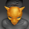 .3.png Tiger Concept Face Cosplay Mask 3D print model