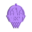 horiz-hole-sky.stl WNBA Chicago Sky Logo