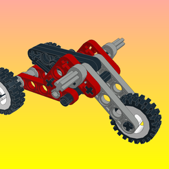 New-Model-01.png OBJ file NotLego Lego Motorbike Model 1257・3D printable design to download