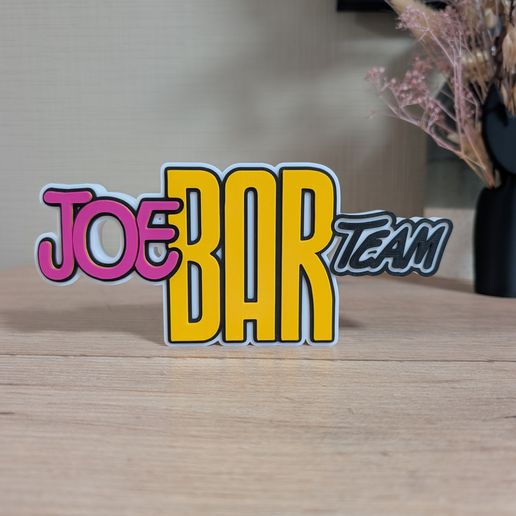 Joe Bar Team logo design collection fanart