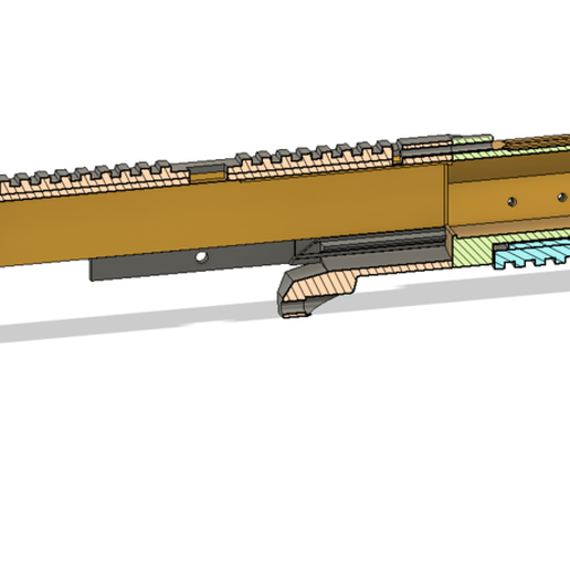 001.png Free STL file MK23 carbine kit - MASSIVE Clean Up!・3D printer model to download, 3daomm