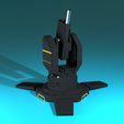 mortarturretBlenderPic1.png Helldivers 2 Turret Bundle Including Cannon, Gatling, Mortar And Rocket  Sentry Gun / 3D-printable 3D print Prop Cosplay Toy Military Weapon Replica Copy