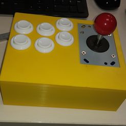 20201113_104645.jpg STL-Datei Portable Case Stick Arcade Retrogaming V1・3D-druckbares Design zum Herunterladen