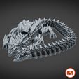 PrintInPlace_The_Dragon_V02.jpg 🐉 Easy-Print Articulated The Dragon - Print-in-Place STL | 30+ Joints | Single-Head, Wingless, 4-Color Multi-Material (Bambu A1 Mini Ready)