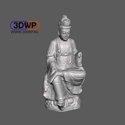 Guanyin.JPG Archivo STL gratis Kuan-yin, Diosa de la Misericordia Escaneo 3D・Plan imprimible en 3D para descargar, 3DWP