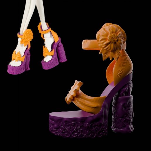 👹 Skelita Calaveras Monster High Skullector Wereable Shoes