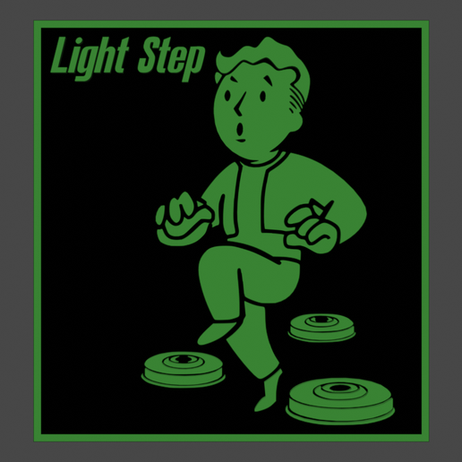 👽 FALLOUT 3 PERKS WITH DESCRIPTION・ 3D File for ・Cults