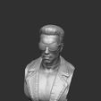 5.jpg Arnold T-800 bust with glasses for 3d print stl .2 options
