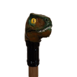 PB050707.png Free Velociraptor Topper ($7 Cane / Walking Hiking Sticks)