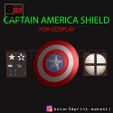 001.JPG The captain America Shield - Infinity War - Endgame - Marvel
