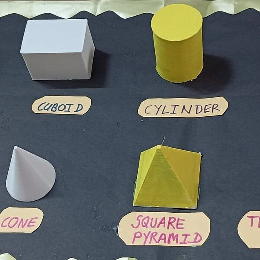 🧹 3D SHAPES・Free STL File for 3D printing・Cults