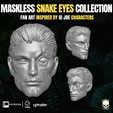 20.png Maskless Snake Eyes Collection 3D printable File For Action Figures