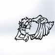 TAZMANYA-CANAVARI.jpg Archivo STL DIABLO DE TASMANIA・Diseño para descargar y imprimir en 3D