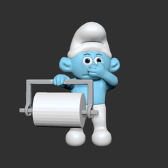 1.png smurfs toilet paper holder