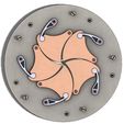 mechanical iris bar style 2.jpg STL-Datei Rotating mechanical iris bar style・3D-druckbare Vorlage zum herunterladen