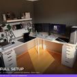 07-IKEA-Alex-Desk-Riser.jpg IKEA ALEX Desk Riser | 80mm Desk Shelf | 3D Printed Modular Risers