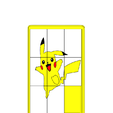 444.png Pikachu Slide Puzzle - 3D Printed Pikachu Character Sliding Tile Game