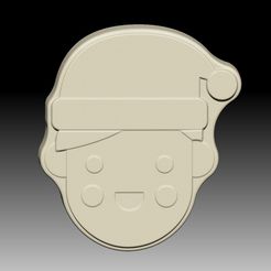 XmasBoy.jpg Fichier STL SHAMPOING SOLIDE POUR GARÇON DE NOËL ET MOULE POUR POMPE À SAVON・Design imprimable en 3D à télécharger