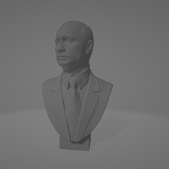 Putin.png Vladimir Putin 3D MODEL STL