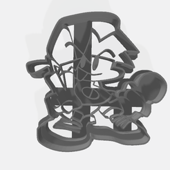 STL file Friday Night Funkin FNF Logo Keychain 🗝️・3D printer