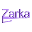 Zarka.stl Name tags for the cup