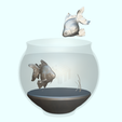 7.png Crystal Bowl with Goldfish