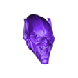Hasbro_mask and face.obj Máscara de Gobby Crazy Dafoe
