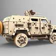 102438m3mm17c7i53mf1di.jpg Laser Cut Armored Vehicle 3D Wooden Puzzle dxf cdr svg file format