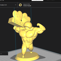 toad-mamado.png STL file toad musculoso con letrero de te quiero mama・Template to download and 3D print