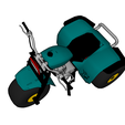 1.png ATV CAR TRAIN RAIL FOUR CYCLE MOTORCYCLE VEHICLE ROAD 3D MODEL 13