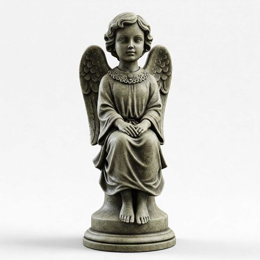 Victorian-Style-Child-Angel-Girl-Sculpture-3D-Model-STL-FBX-OBJ-GLB-1.jpg Modelo de impresión 3D de niña ángel de estilo victoriano