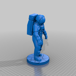 astronaut.png Free 3D file Apollo astronaut with base・3D printable design to download