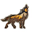 Wolf-5.jpg Wooden Wolf Xmas Ornament : Glowforge, Laser, CNC