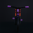 Rugged-Ride_-Purple-Handlebars-Tread.png Mini bicicleta de Downhill totalmente funcional
