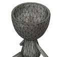 Crossed Legs LP wire.JPG ROBERT PLANT INSPIRED PRAYING MAN LOW POLY