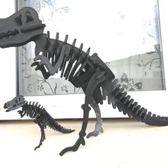 IMG_20200126_124230.jpg Archivo 3D T-REX DINOSAURIO PUZZLE 3D・Diseño para descargar y imprimir en 3D