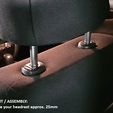 e36f3703630b76d1583324342753880f_display_large.jpg STL-Datei Car Headrest Bag Hooks kostenlos・Objekt zum Herunterladen und Drucken in 3D