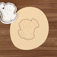 dough-waving-hand.png Sign Language Hands Cookie Cutter Set