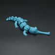 DSC_9533.jpg STL file Flaxi toy crocodile gavial・3D print model to download