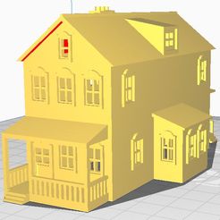 CURA-1.jpg STL file House farm, house country・3D printable model to download